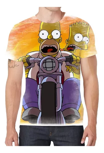 Camiseta Camisa Simpsons Desenho Kids Menino Masculina k20_x000D_