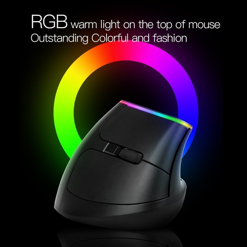 Mouse Vertical Inalámbrico Ratón Silencioso Ergonómico