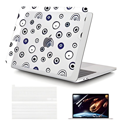 Combo Case Carcasa Forro Macbook Pro 13 2022 Al 2016 Diseño