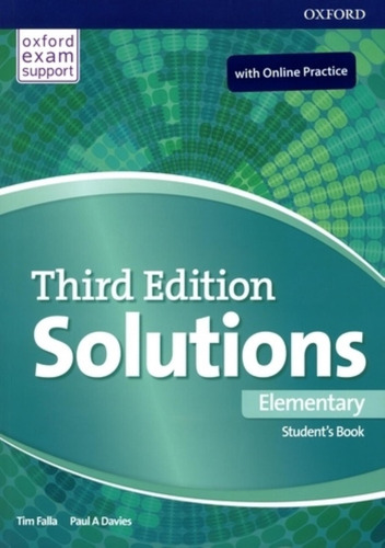 Solutions Elementary 3/ed.- Sb + Online Practice