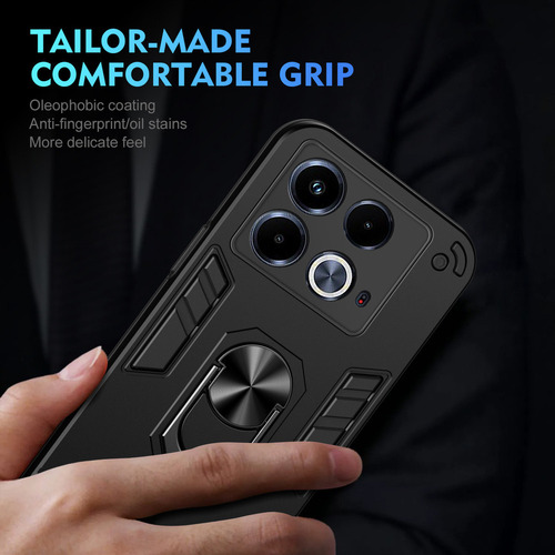 Capa Para Infinix Note 40 4g Brave Com Trocador + Mica
