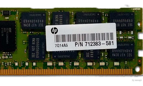 Imagen 6 de 6 de Memoria Hp 16gb Ddr3-1866 Pc3-14900 1x16gb Dimm Ecc E2q95aa