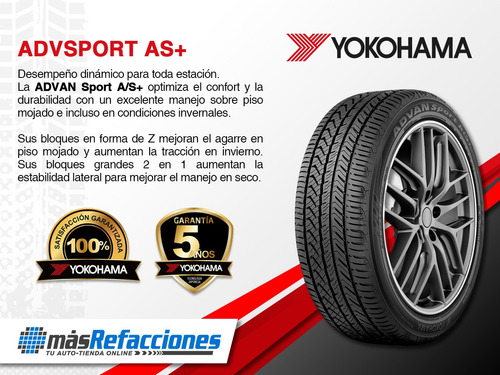 Kit De 4 Llantas Yokohama Advsport As+ 225/45r17 94w
