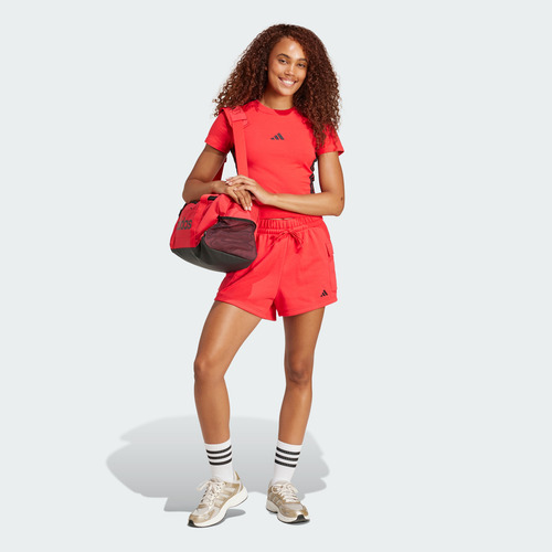Playera adidas Casual Essentials Mujer Rojo Je1242