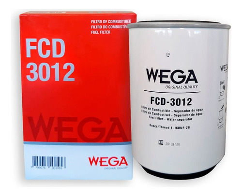Filtro Wega Fcd3012 Compatível Com Turbo Filtros Tbs580