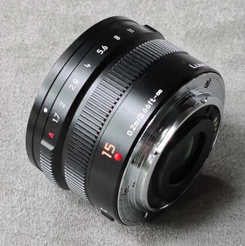 Lente Panasonic Leica Dg Summilux 15mm 1.7 Lumix Gh5 Gx85 G9 (Usado)