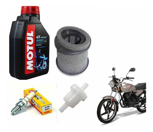 Kit De Afinación Servicio Ft125 Dt125 Dt150 Motul Italika