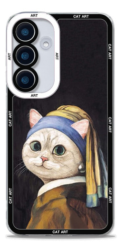 Funda De Teléfono Famous Paintings And Cat Art Para Samsung Galaxy S25 Ultra S24 Plus S22 S23 Fe S21 A55 A54 5g A15