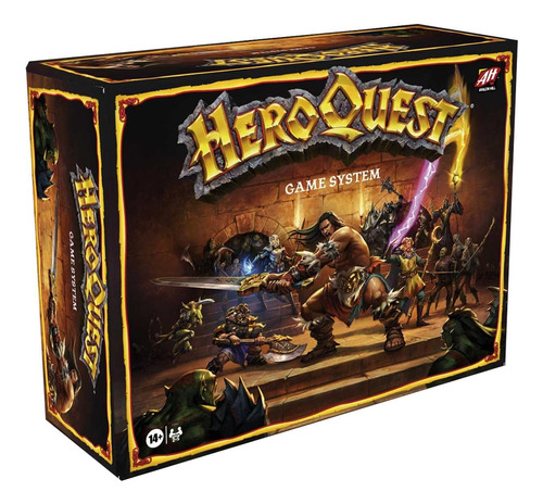 Hasbro Gaming Avalon Hill Heroquest Game System Juego De Mes