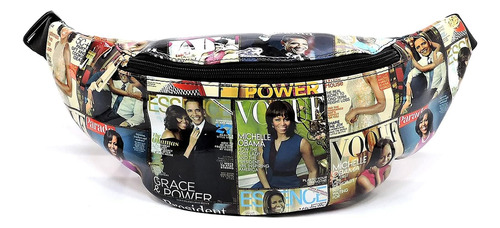 Collage De Portada De Revista Brillante Michelle Obama Y