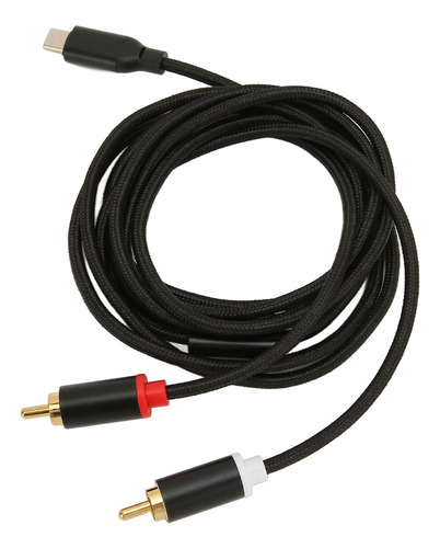 Cable Macho De Alta Fidelidad Tipo C A 2rca, Estéreo, Chapad