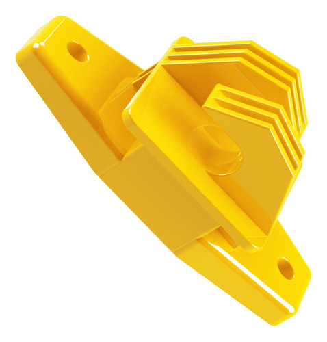 Isolante Tipo W Amarelo Cerca Elétrica - Pacote 100 Unidades