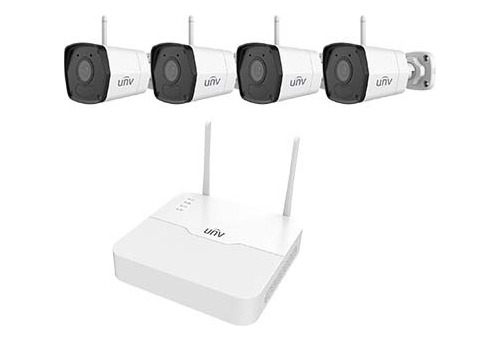 Sistema De Vigilancia Con 4 Cámaras Wifi Uniview Ip67 