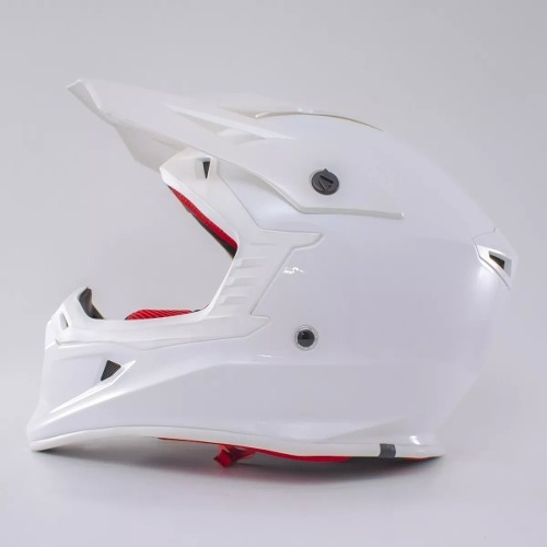 Casco Cross Enduro Origine V325 Blanco Cierre Doble Anilla