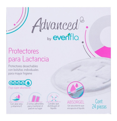 Protectores Para Lactancia Evenflo 24 Piezas