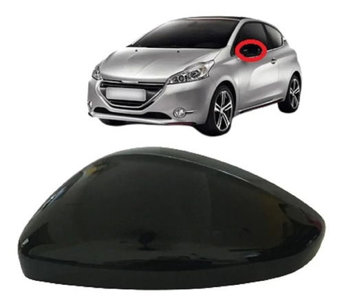 Tapa Cacha Espejo Carcaza Izquierda Peugeot 208 2008 Volante