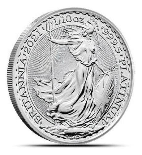 Moneda De Platino 1/10 Onz. Britannia 2021