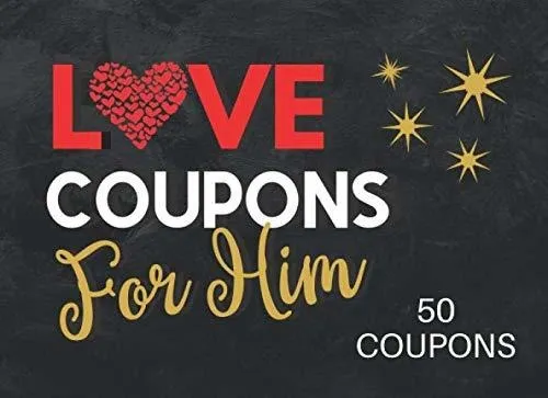 Book : Love Coupons For Him Valentines Day Coupon Book For.