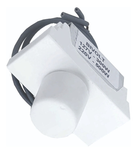 Imagem 1 de 7 de Dimer Rotativo Módulo Branco Bivolt Até 1000w Piaplus Roma