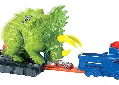 Pista Hot Wheels Ataque Contra Triceratops - Mattel - Gbf97