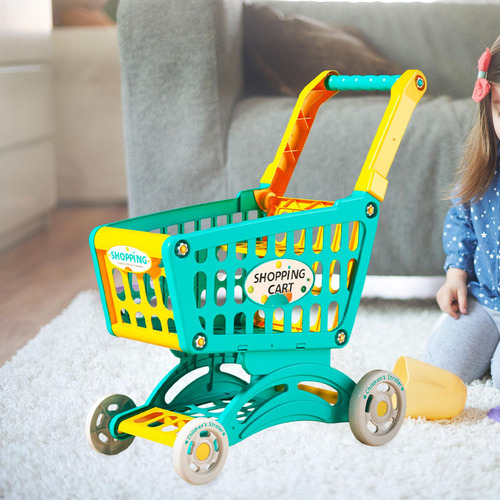 Xd Carrito De Compras De Supermercado Para Niños, Verde