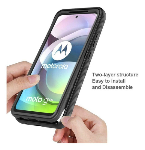 Imagen 2 de 6 de Case 360 Anti Impacto Motorola Moto G 5g