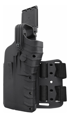 Coldre G5 F Para Lanterna E Red Dot G17 G19 G23 G25 G3toro Cor Preto Orientação Da Mão Destro