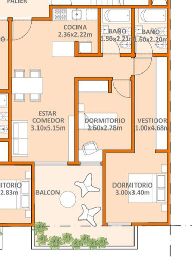 Pre Venta Departamento Tres Ambientes Con Dos Baños Balcon Terraza Villa Urquiza