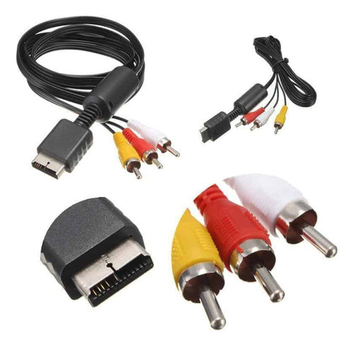 Cable Audio Video Rca Tv Playstation Ps1 Ps2 Ps3 Accesorio 