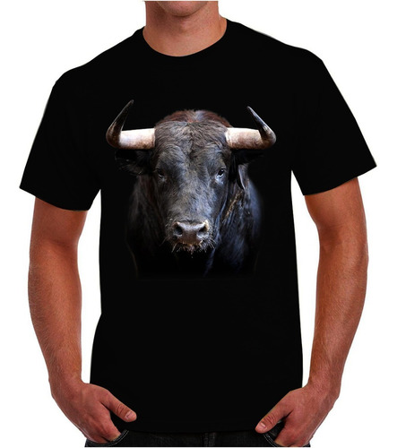 Playera De Toro De Lidia De Animales Salvajes. Toro Bravo