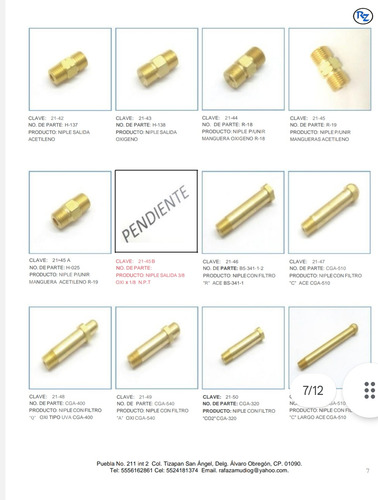 Venta De Tuercas, Niples Y Algo Mas