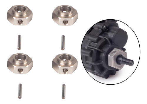 Adaptador De Cubo Hexagonal De 12 Mm Accesorio De Modelo Rc