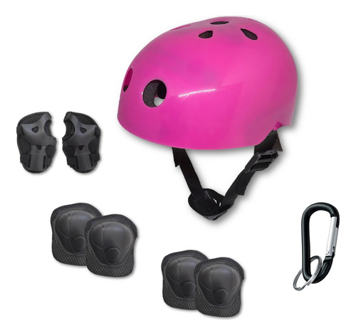 Set Protección Niños. Casco, Codera Y Rodillera + Regalo.