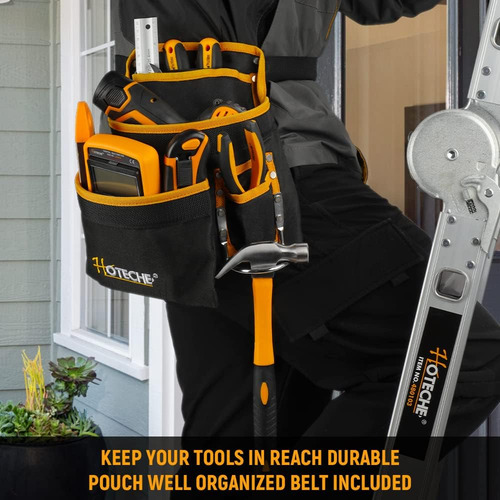 Hoteche Tool Pouch Belt 6 Bolsas De Bolsillo Con Bucle De Y