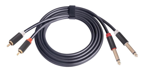 1.5m/3m Dual Rca A Dual 6.35mm Macho-macho Para 1,5 Millones