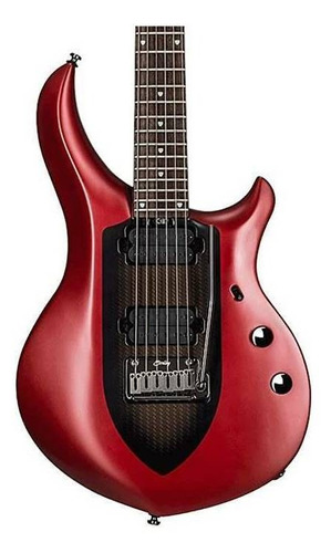 Guitarra elétrica Sterling John Petrucci Collection Majesty MAJ100 de mogno 2018 ice crimson red com diapasão de pau-rosa