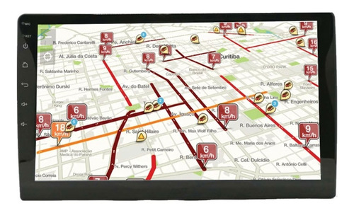 Central Multimídia Universal Sistema Android 10 Pol Gps Bt