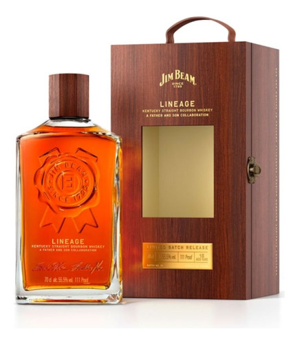 Whisky Jim Beam Lineage 15 Años De Añejamiento 