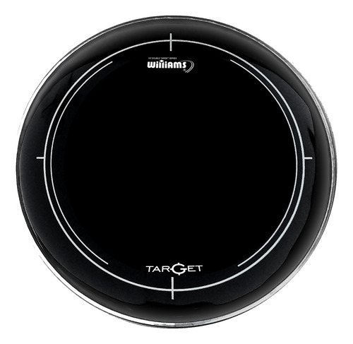 Pele 18'' Williams Target Black / Duplo Filme - 18 Polegadas