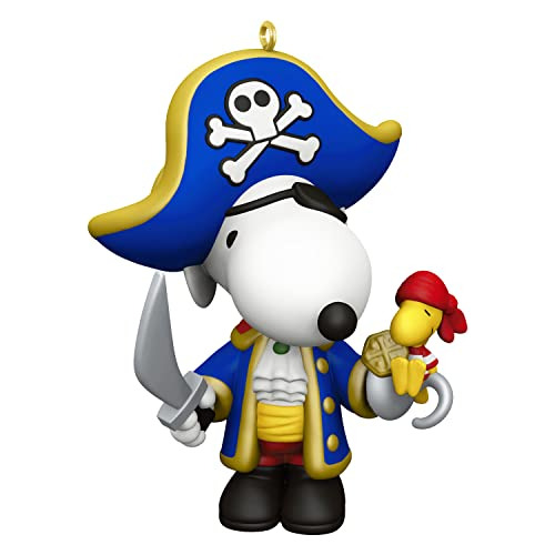 Adorno De Navidad 2023, Snoopy Pirata Destaque De Peanu...