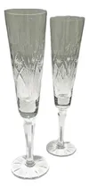 Comprar Copas Champagne Talladas A Mano Cristal San Carlos X Unidad.