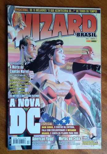 Revista Wizard Brasil 17 2005 / A Mova Dc American Flagg Hq. (Usado)