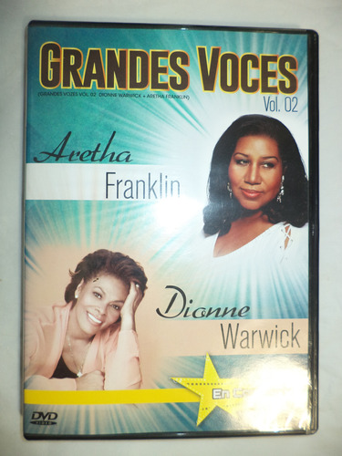 Grandes Voces. Vol. 2. Aretha Franklin, Dionne Warwick. Dvd