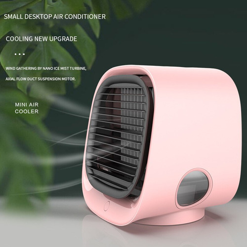 Mini Refrigerador De Aire Usb De Escritorio, Ventilador De
