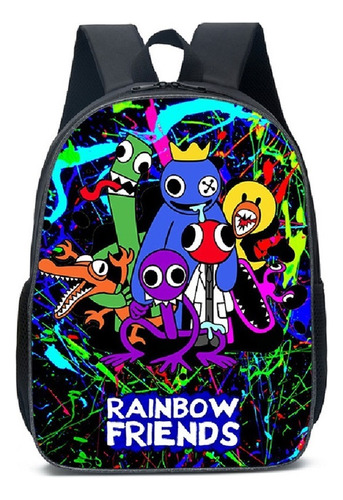 Mochila Con Accesorios Rainbow Friends 3 Pcs