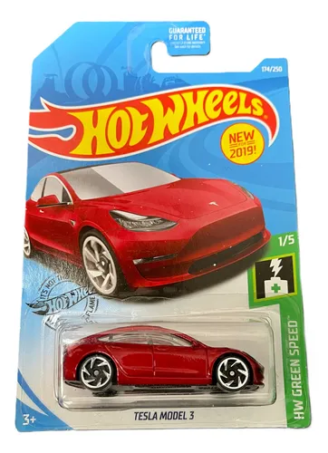 Hot Wheels Tesla Model 3 (2019) Primera Edicion