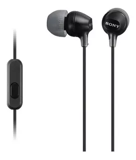 Fone de ouvido in-ear Sony EX Series MDR-EX15AP preto