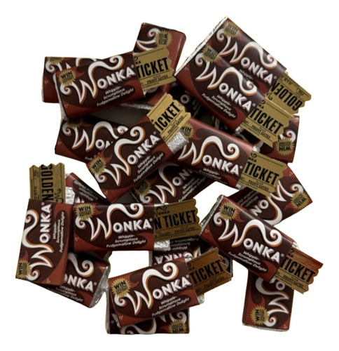 6-pack Barra Chocolate Wonka Sabor Chocolate Con Leche