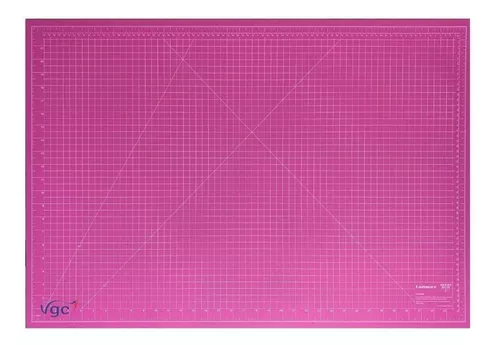 Base de corte A1 de doble cara, 90 x 60 cm, color rosa, para