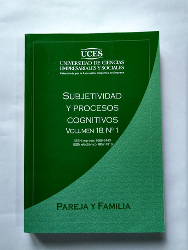 Subjetividad Procesos Cognitivos Vol.18 N°1 Pareja Y Familia